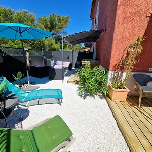L'instant - Bord De - Avec Grand Jardin A La Capte , Hyères France